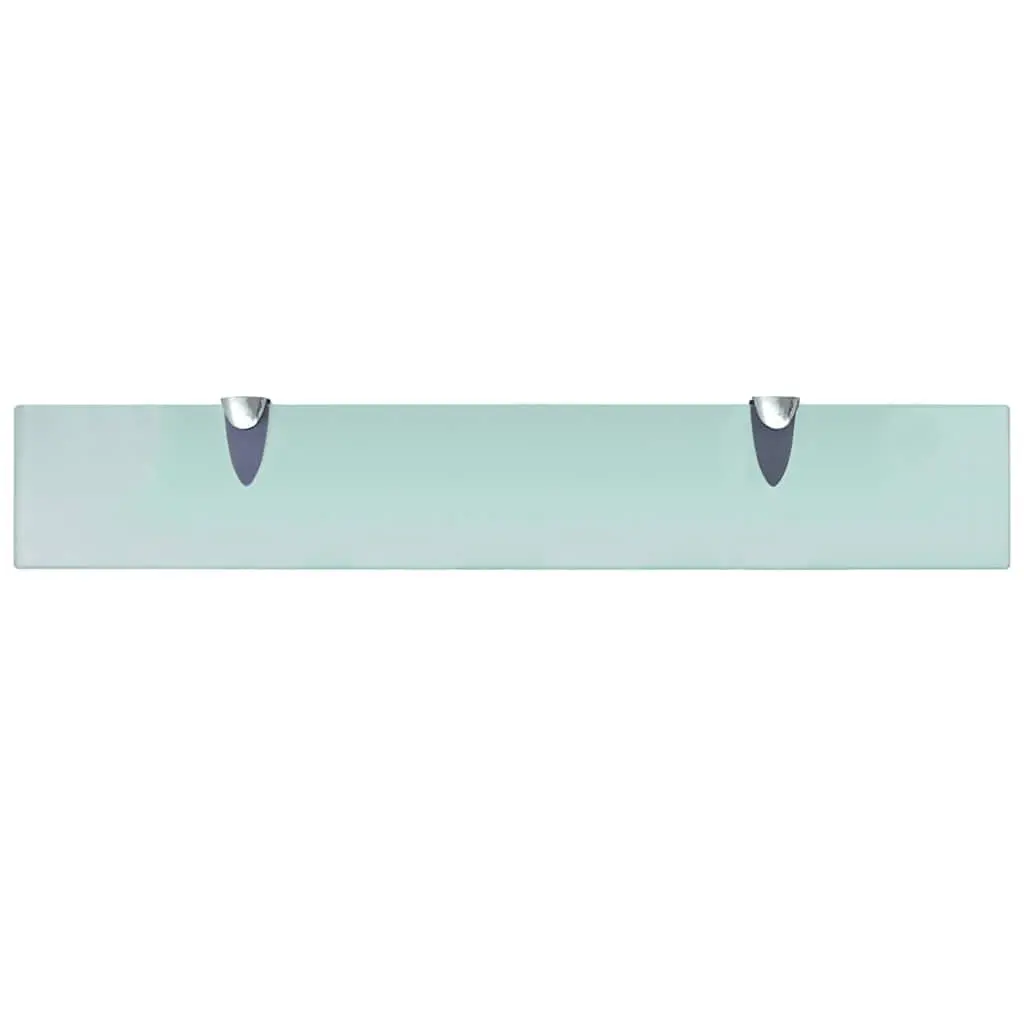 Floating Glass Wall Shelf 60x10cm Tempered Safety Glass Transparent