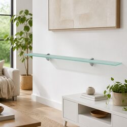 Functional Floating Wall Shelf 100x20 cm for Home Use