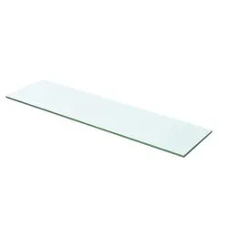 Versatile Glass Shelf Panel for Home Use 60x12 cm