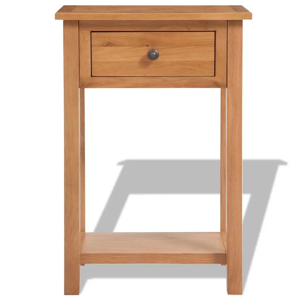 Oak Console Table for Hallway and Living Room Use