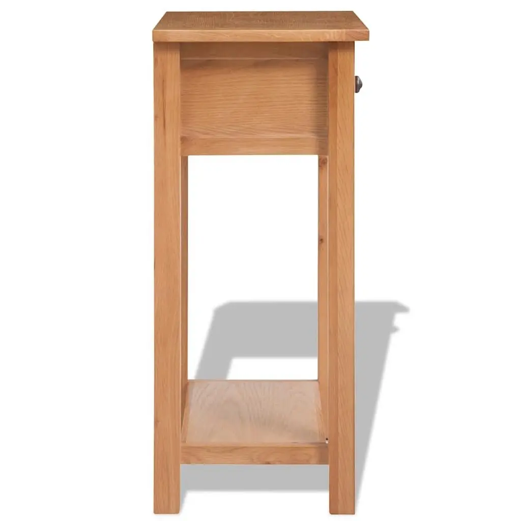 Oak Console Table for Hallway and Living Room Use
