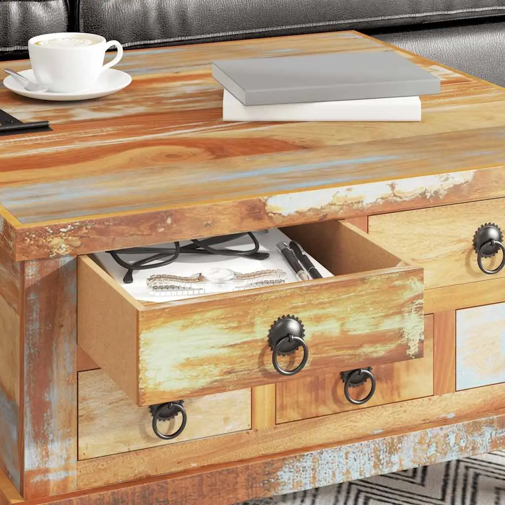 Reclaimed Wood Coffee Table for Home Use