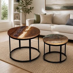 Versatile Round Coffee Tables for Various Uses at Home