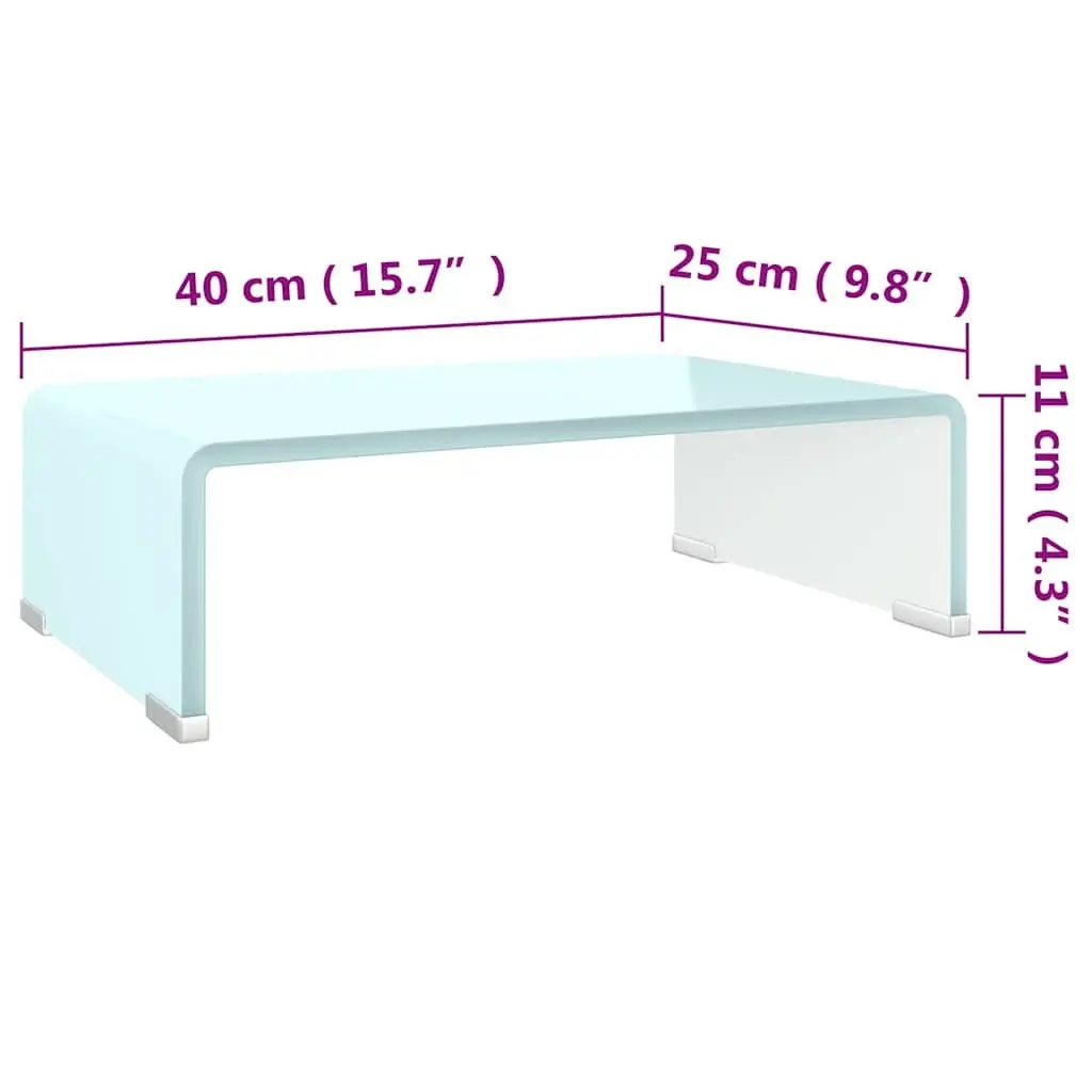 Glass Stand for TVs and Monitors at Home