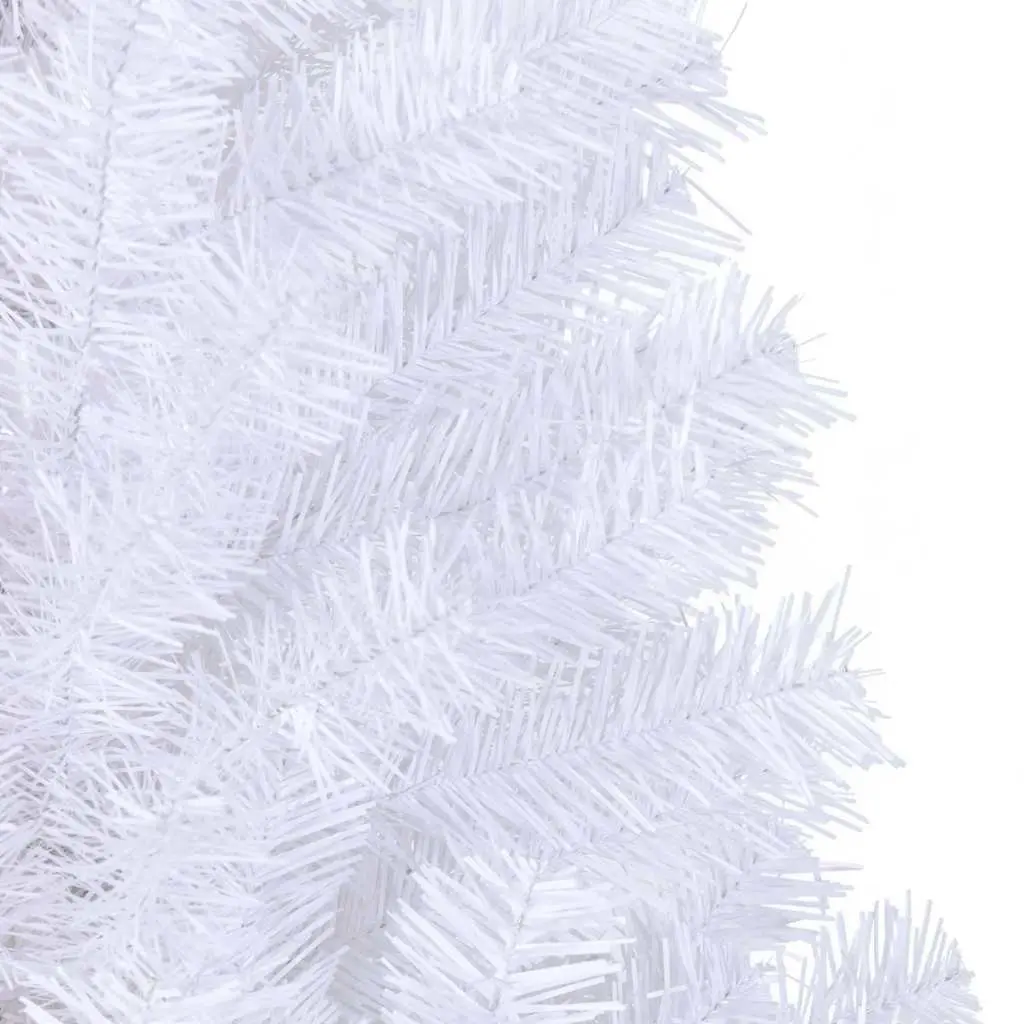 Artificial Christmas Tree White 240cm 1300 Branch Tips Dense Holiday Decor