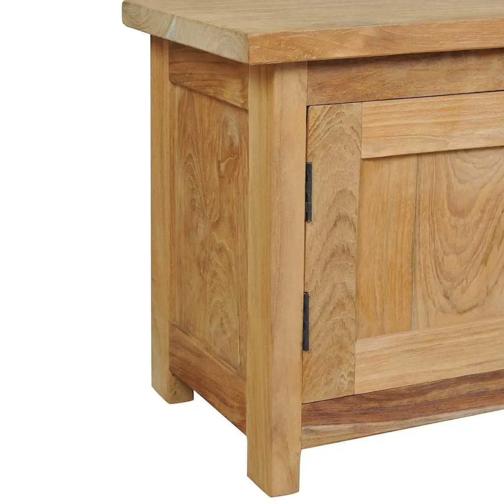 Solid Teak TV Cabinet 120x30x40 cm for Living Spaces