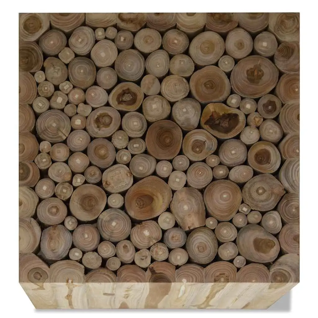 Coffee Table Brown Sturdy Durable 50 x 50 x 35 cm