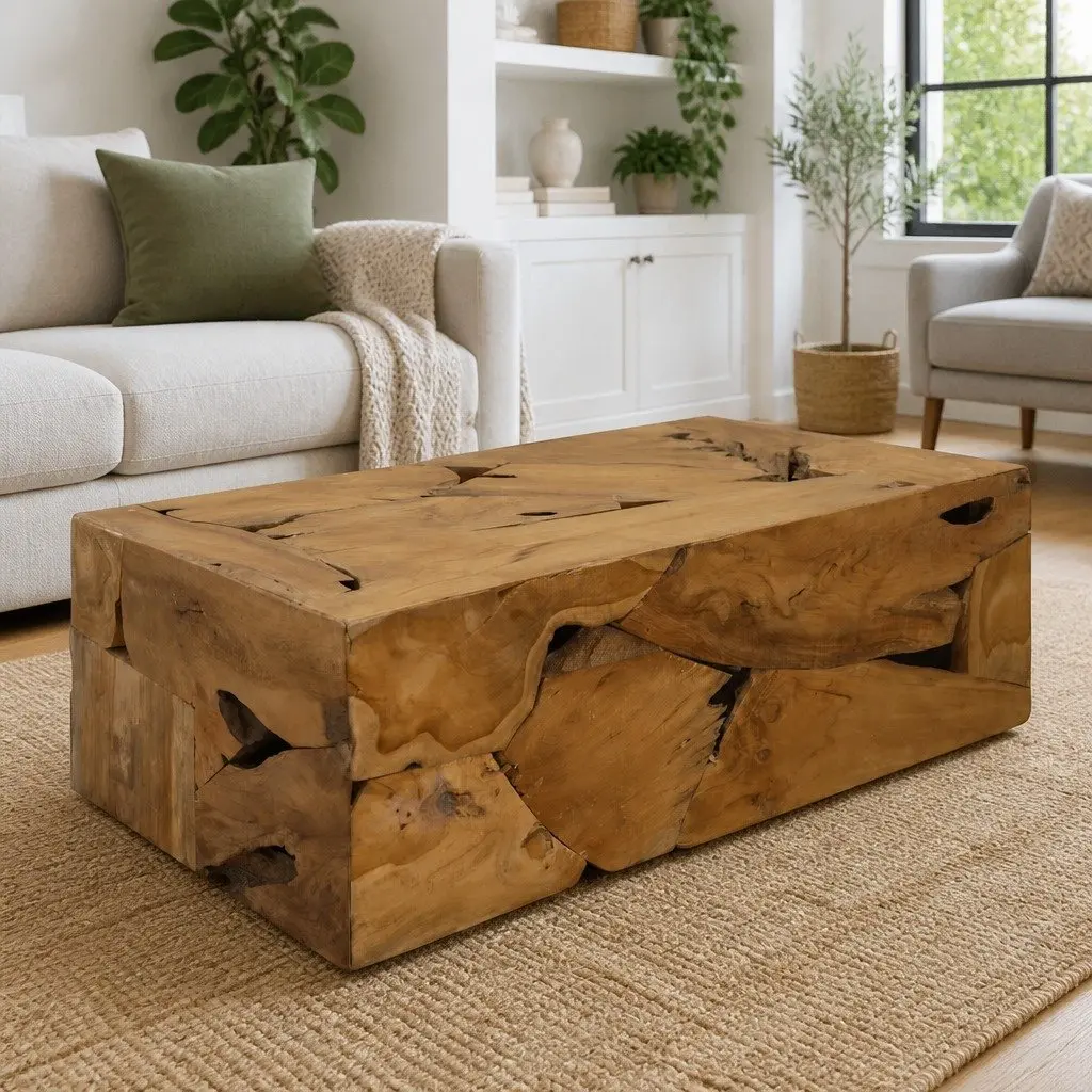 Coffee Table 90x50x30 cm Brown Accent Living Room Furniture Pre-Assembled
