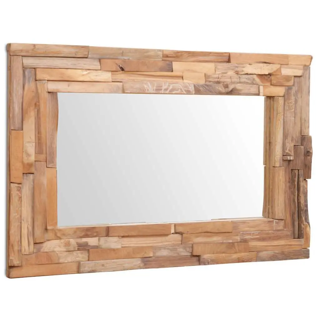 Decorative Mirror Rectangular Frame Home Decor Living Room Bathroom Wall Mounted