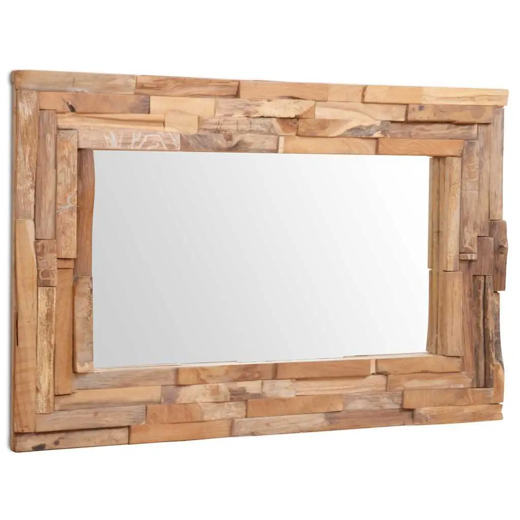 Decorative Mirror Rectangular Frame Home Decor Living Room Bathroom Wall Mounted
