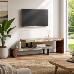 Practical Stackable TV Stand and Storage Cabinet