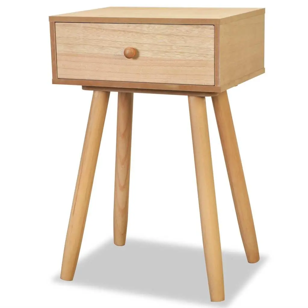 Bedside Tables Solid Pinewood Retro 40x30x61 cm Brown 2 pcs