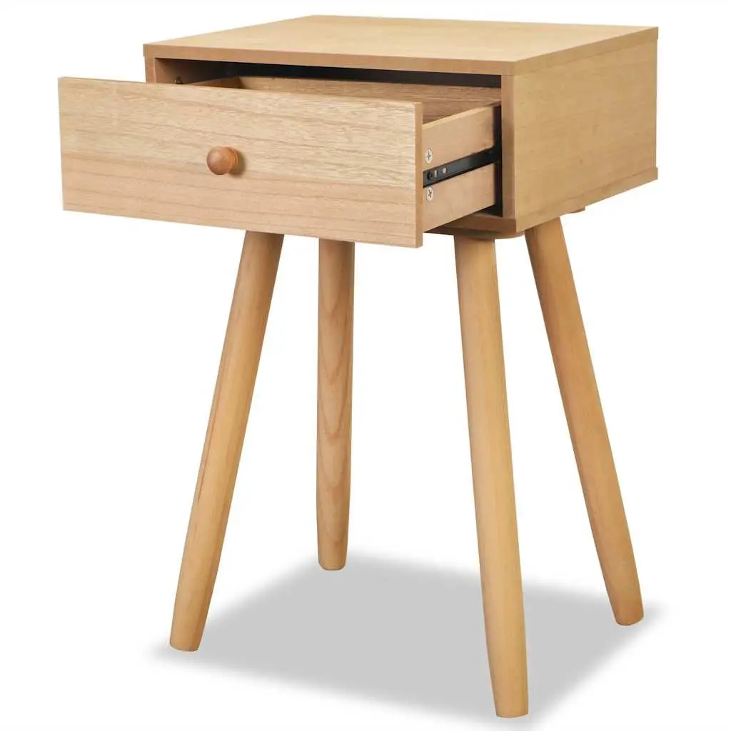 Bedside Tables Solid Pinewood Retro 40x30x61 cm Brown 2 pcs