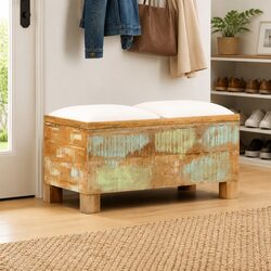 Functional Storage Bench for Home Entryways