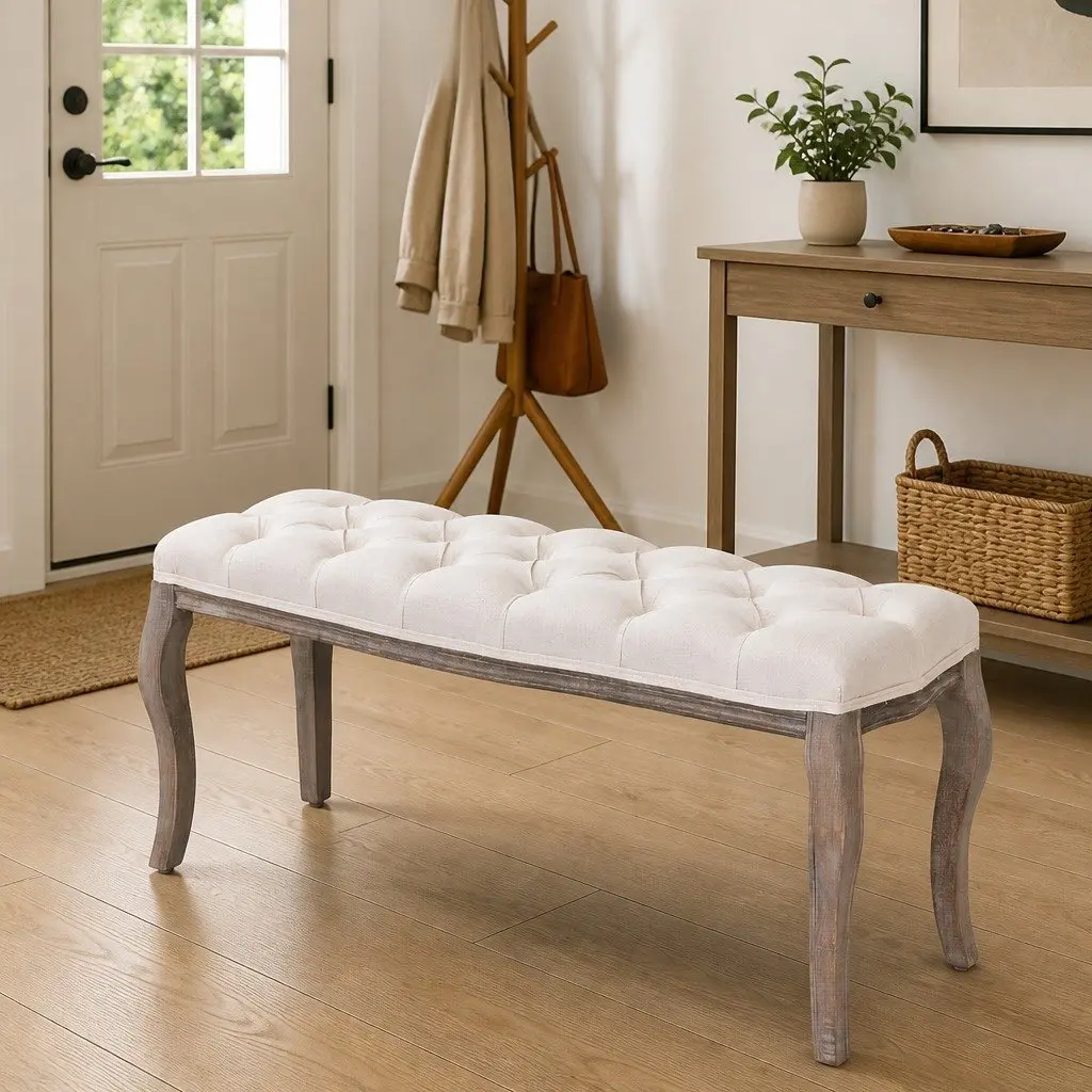 Padded Storage Bench for Various Home Uses