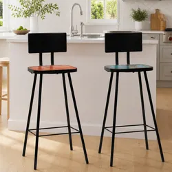 Comfortable Bar Chairs 2 pcs for Home Use