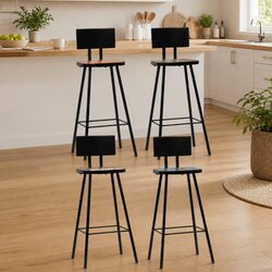 Practical Reclaimed Wood Bar Chairs for Your Home