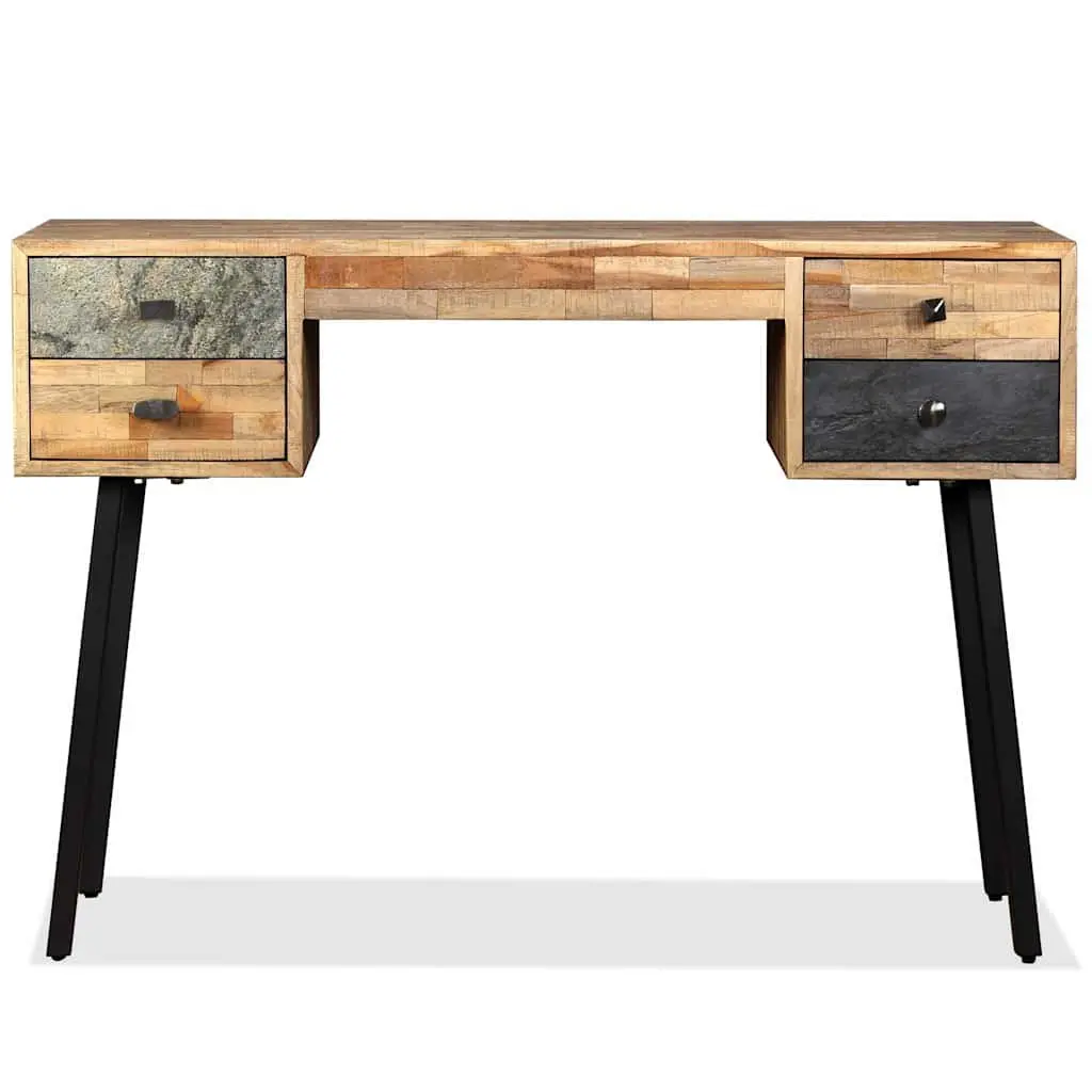 Writing Desk 110x50x76 cm Solid Reclaimed Teak Home Office Study Table