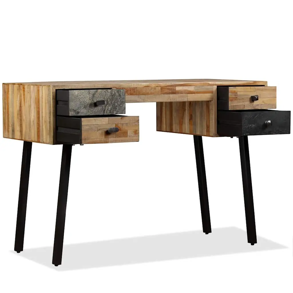 Writing Desk 110x50x76 cm Solid Reclaimed Teak Home Office Study Table