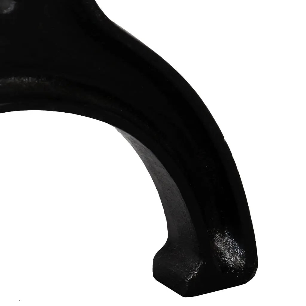 Bench Legs Cast Iron X-Frame Industrial Style Black 2 Piece