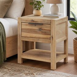 Practical Brown Bedside Table for Everyday Use