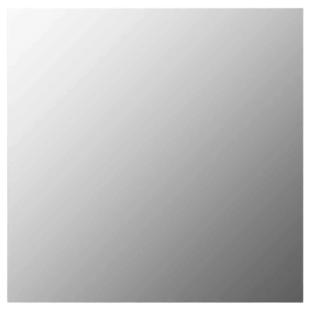 Silver 50x50 cm Square Wall Mirror
