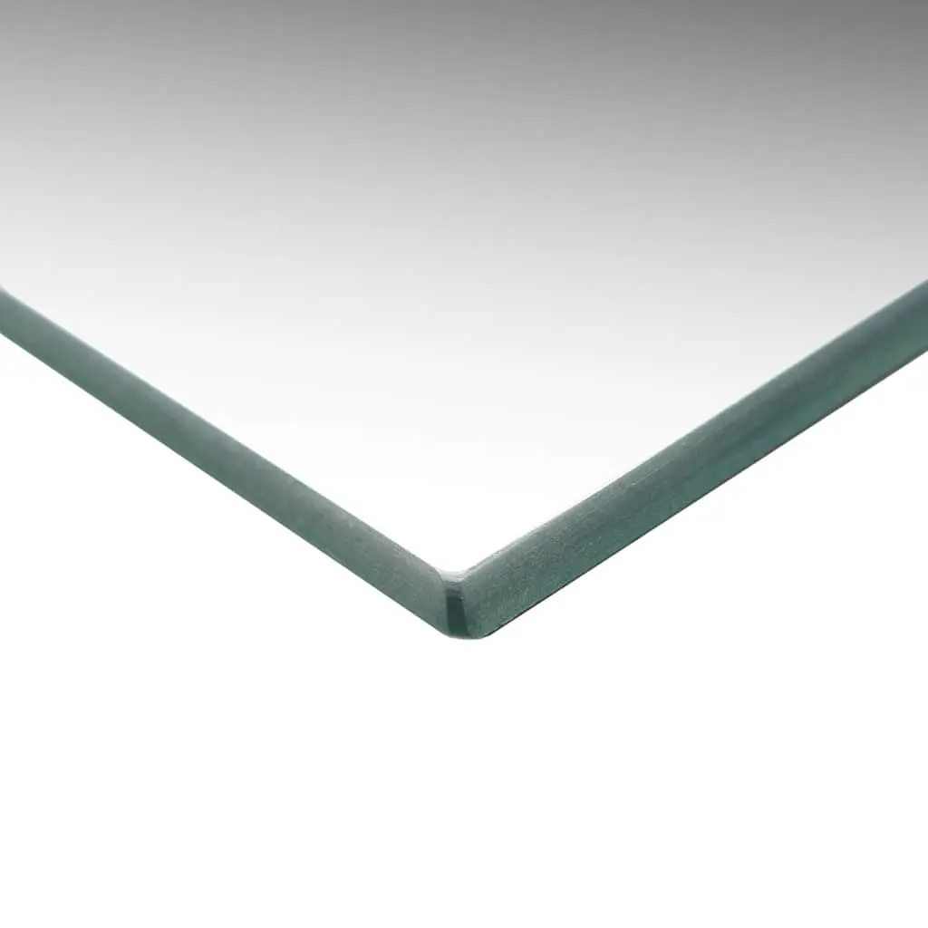 Square Wall Mirror Glass 60x60 cm Silver