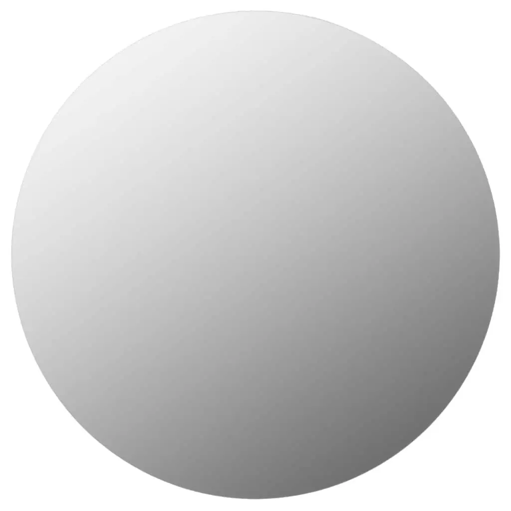 Round Wall Mirror 40cm Glass Bedroom Living Room Decor Modern Minimalist Design