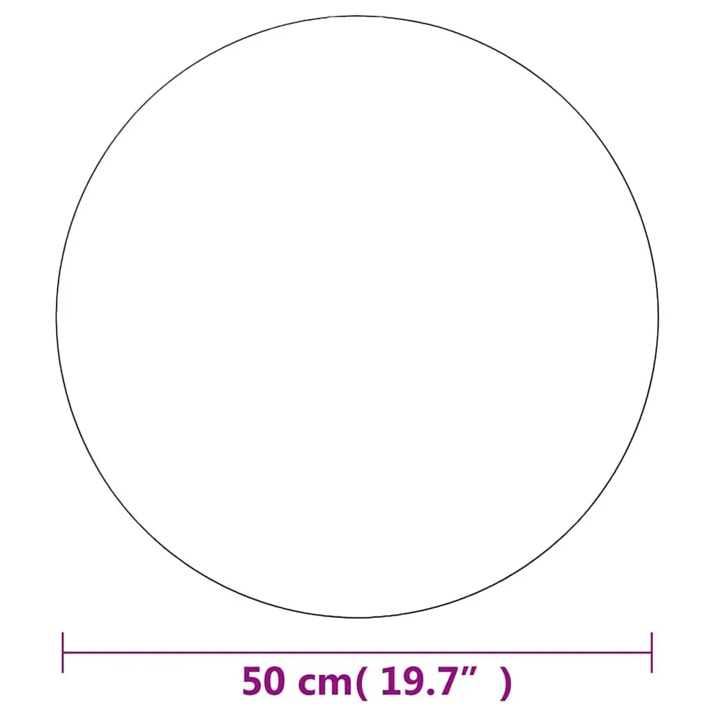 50cmdiameterglassroundmirrormodernminimalistdecorativesilverfinishsuitableforbedroomlivingroombathroomorhallwayinteriorstyling