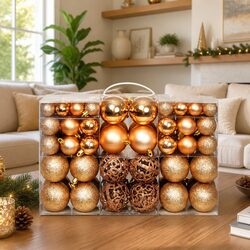 Versatile Christmas Ball Ornament Set for Home & Office