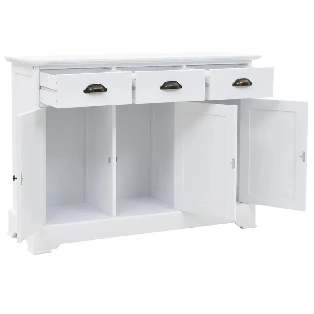 White Sideboard for Living Room and Bedroom Use