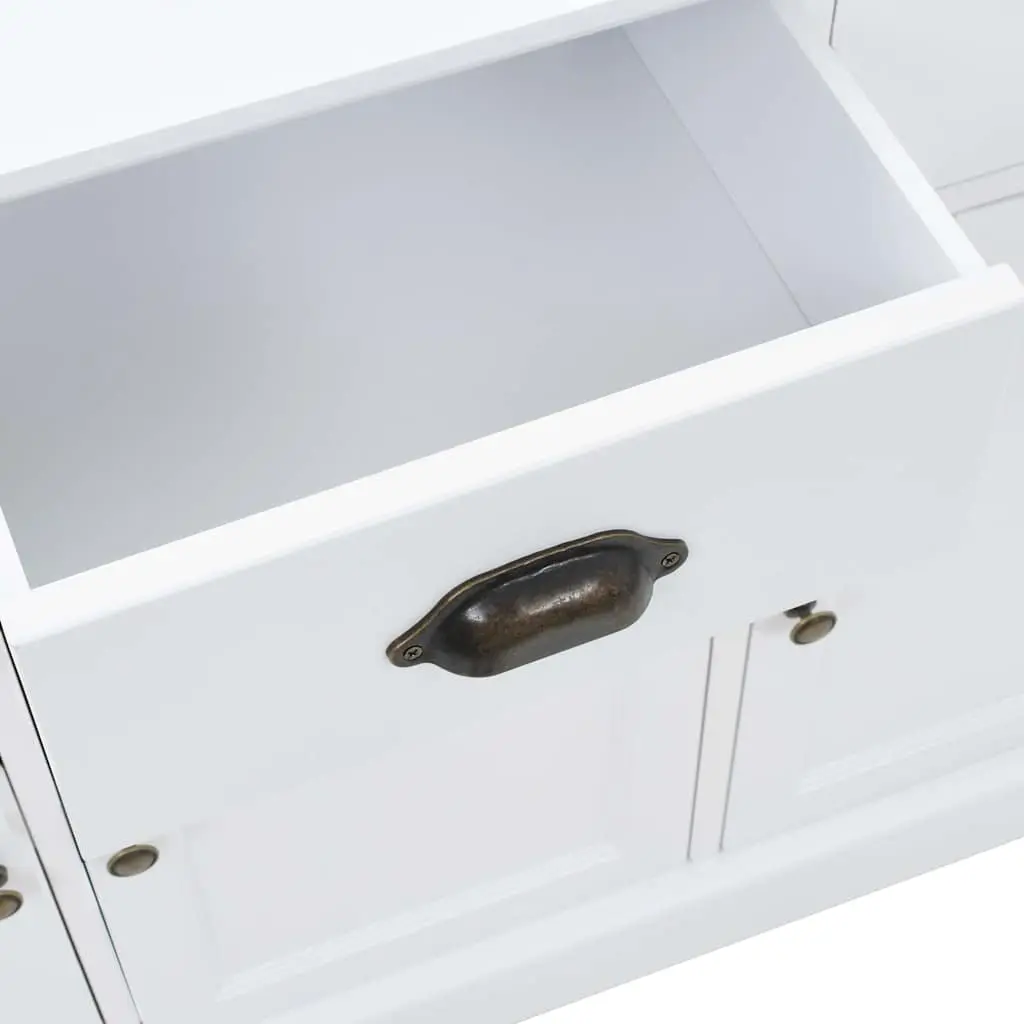 White Sideboard for Living Room and Bedroom Use