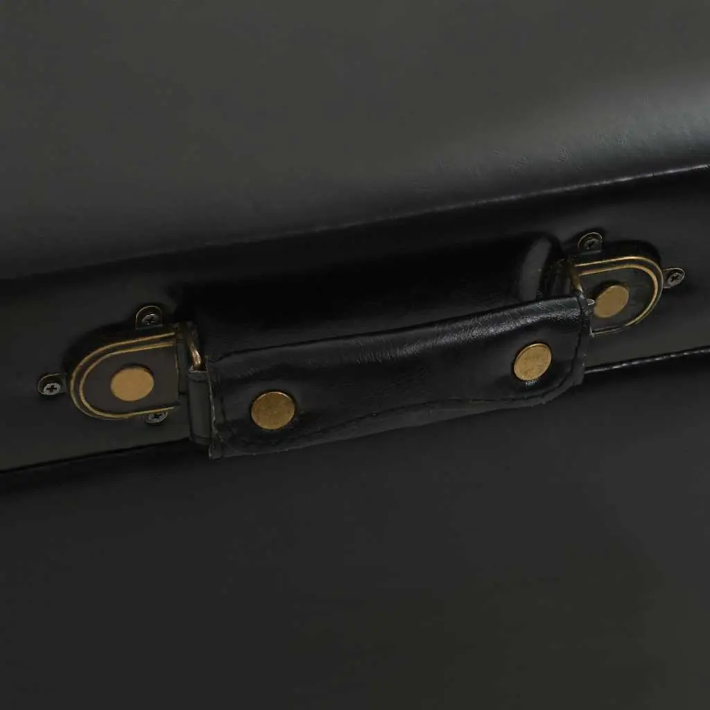 Coffee Table Trunk Design Black Storage Accent Table Living Room Furniture