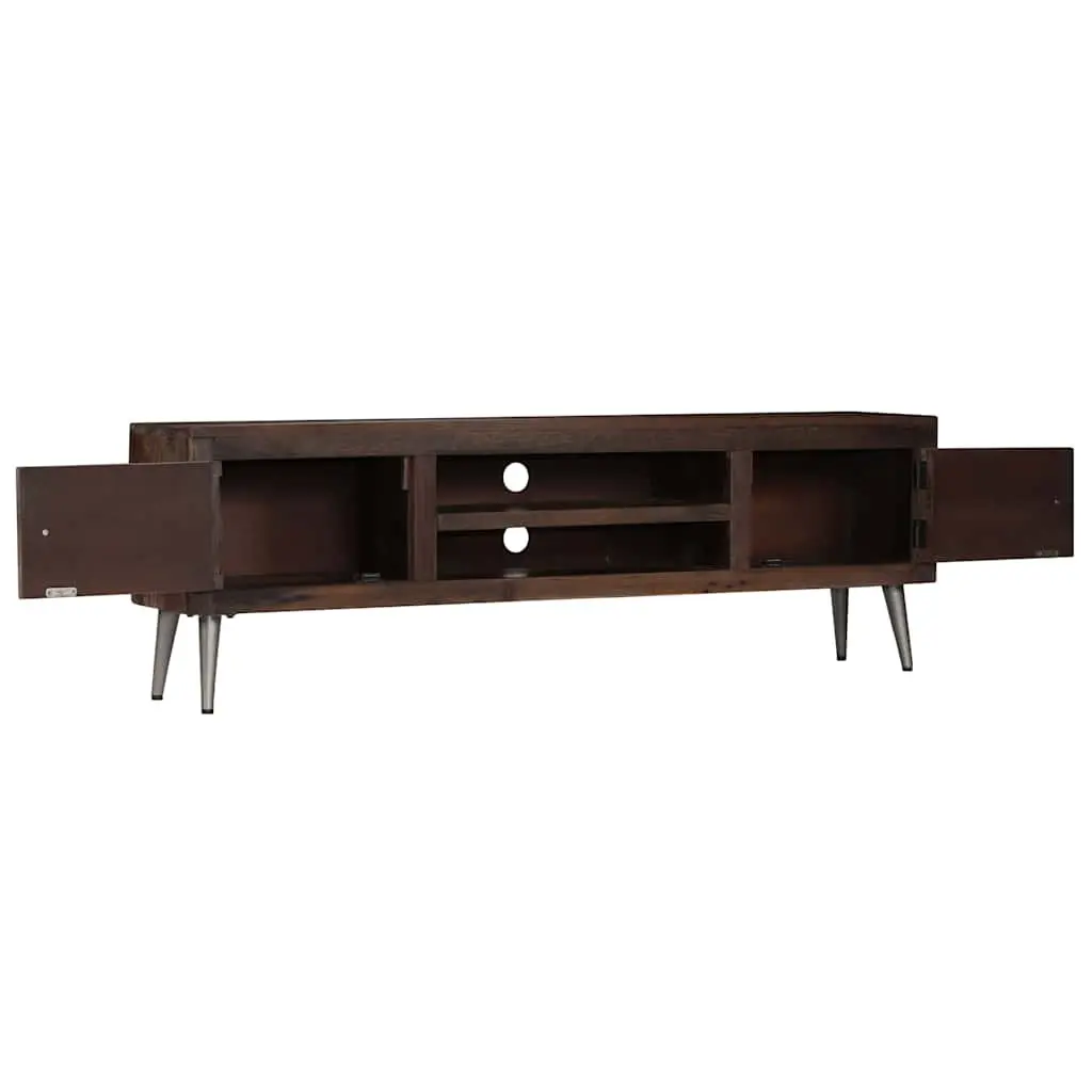 TV Cabinet Solid Reclaimed Wood Living Room Storage Lowboard 140x30x45cm Brown
