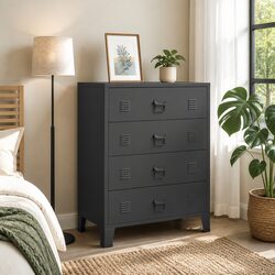 Versatile 4 Drawer Chest of Drawers for Any Room