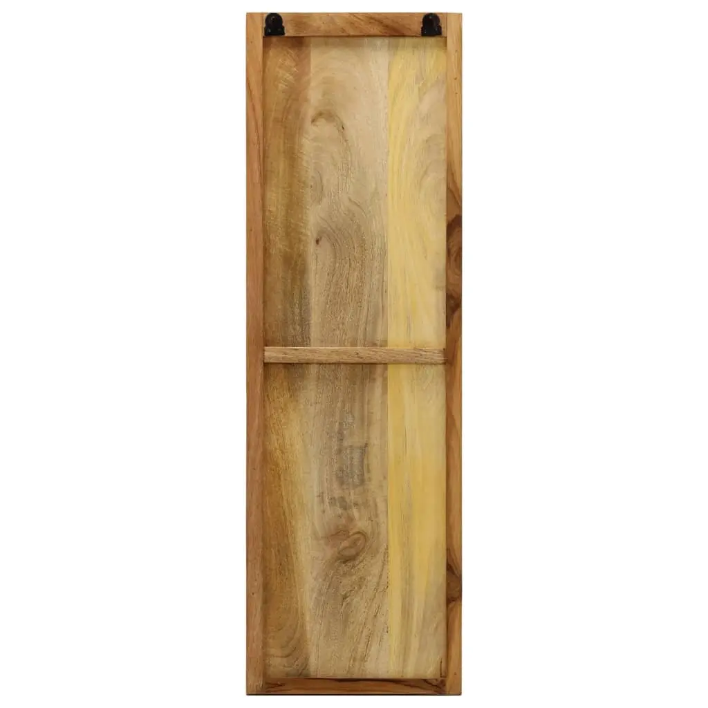 Wall-mounted Coat Rack Set Solid Mango Wood 36 x 110 x 3 cm Brown