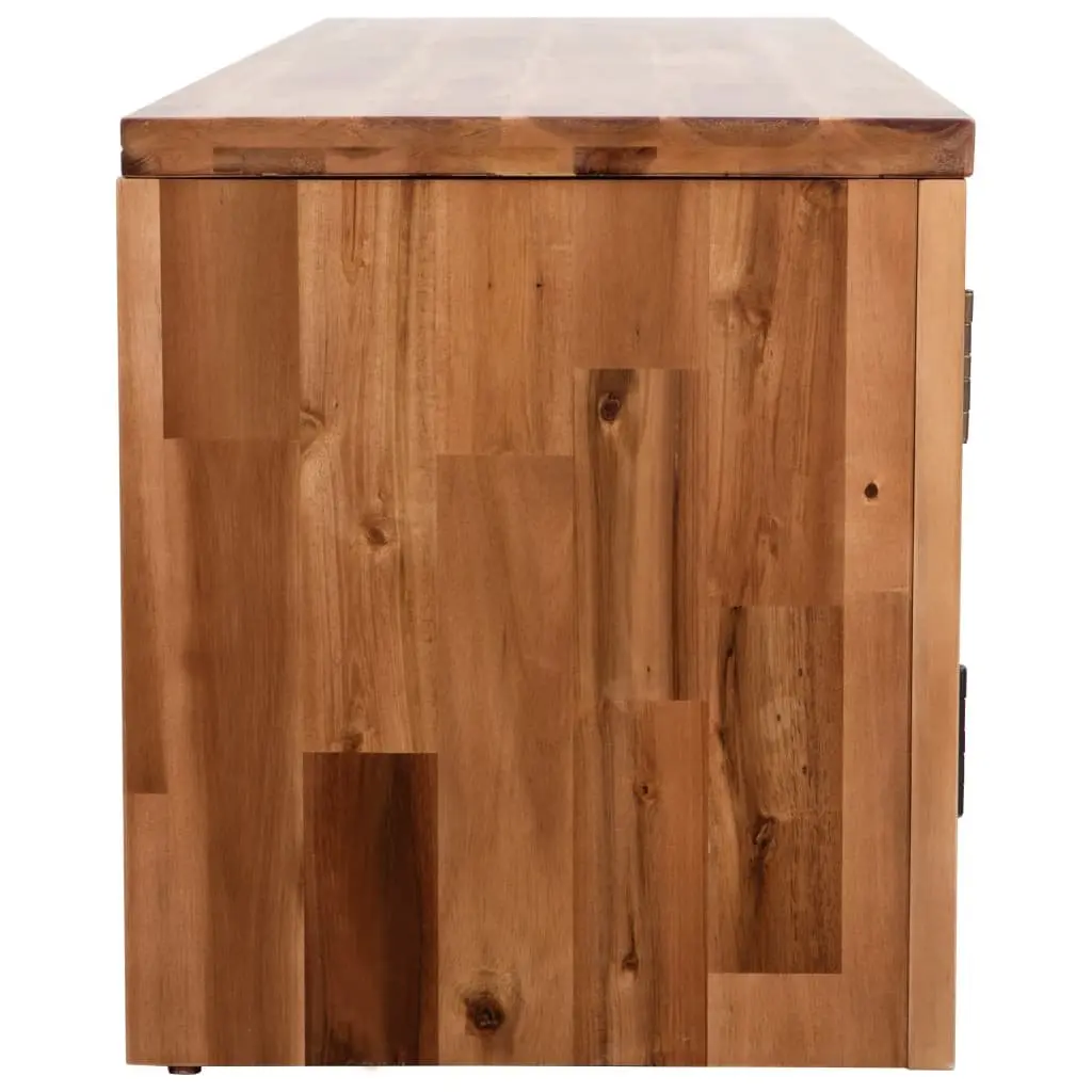 TV Cabinet Solid Acacia Wood Storage Unit Living Room Bedroom Lowboard