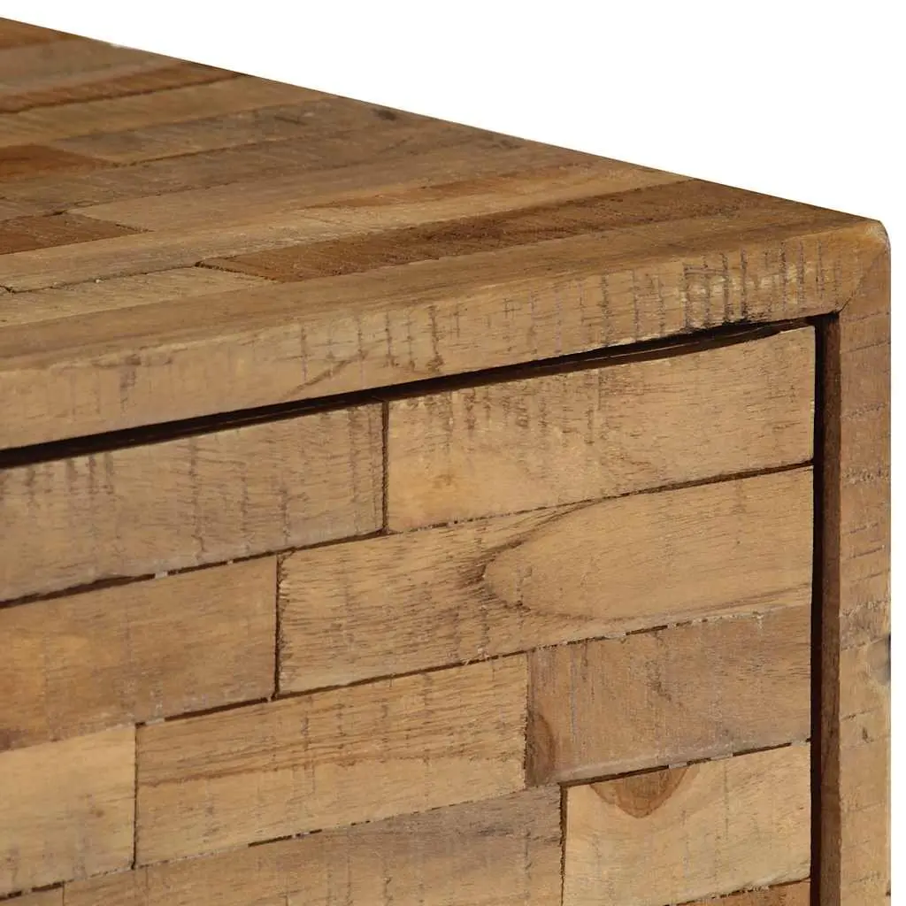 Reclaimed Teak Wood Sideboard Cabinet Storage Furniture Brown