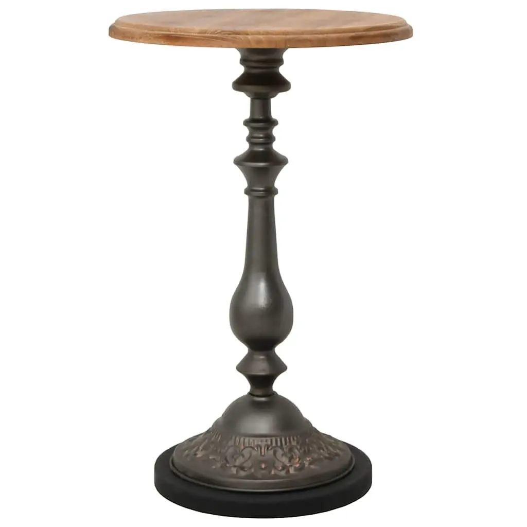 End Table Solid Fir Wood Brown Accent Side Furniture Decor Rustic Design