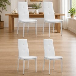 Functional Set of 4 Dining Chairs for Everyday Use