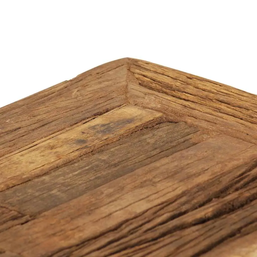 Coffee Table Solid Reclaimed Wood 70x70x30cm Brown Vintage Retro Side End