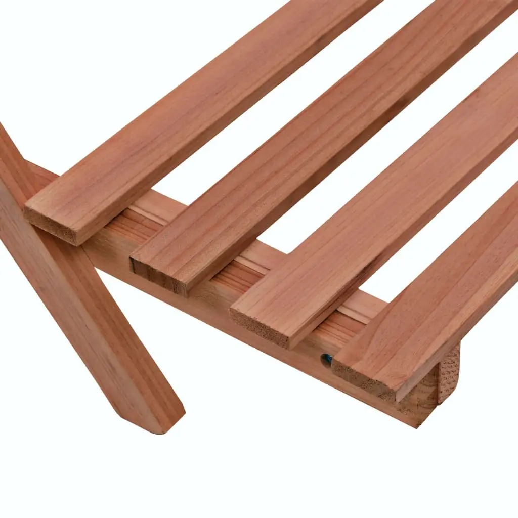 Cedar Wood 3-Tier Plant Stand Display Shelf Brown Garden Patio