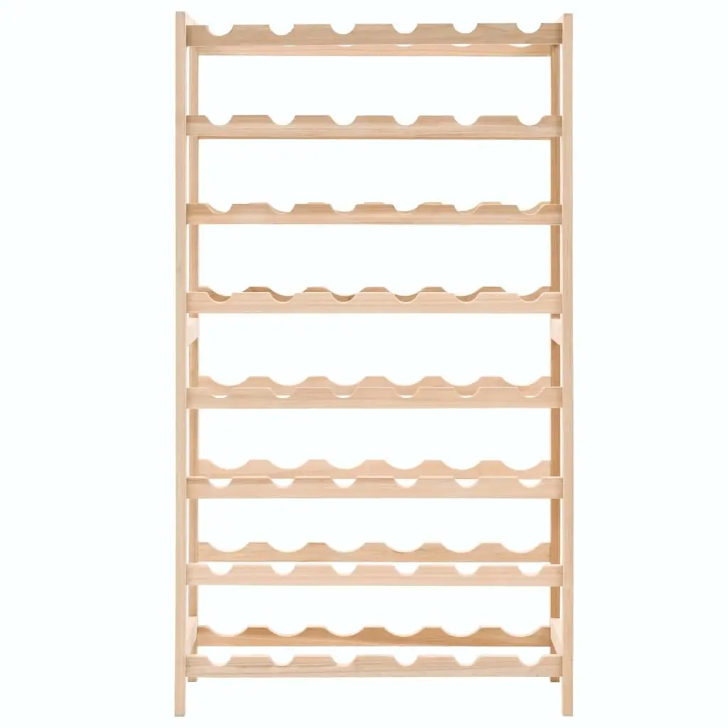 Wine Rack Cedar Wood 8 Tier Brown Storage Organizer Bottle Holder Display Stand Shelf