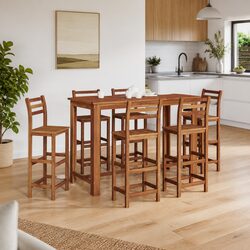 Functional High-Top Table for Casual Dining or Social Gatherings