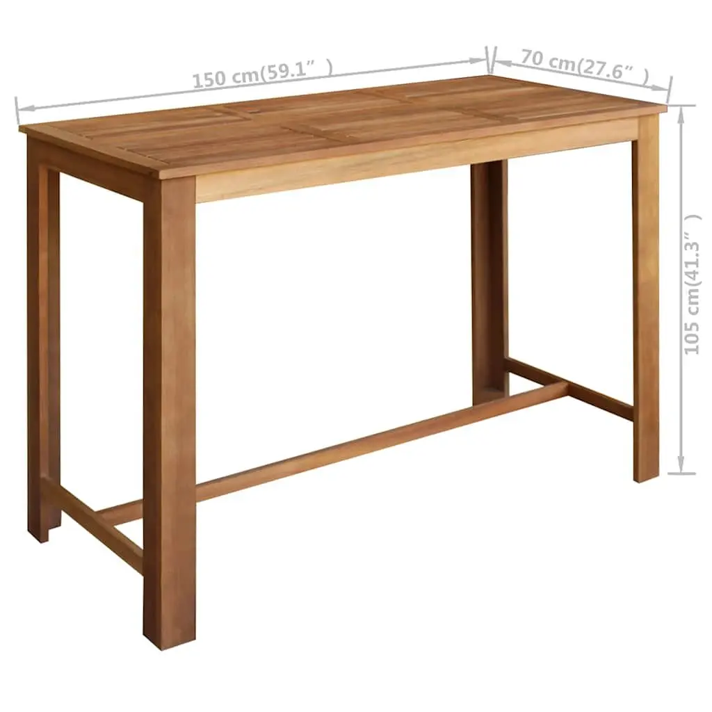 High-Top Table for Casual Dining or Social Gatherings