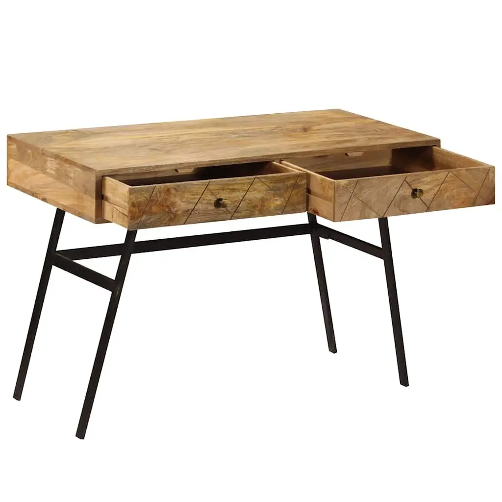 Solid Mango Wood Desk for Home Office
