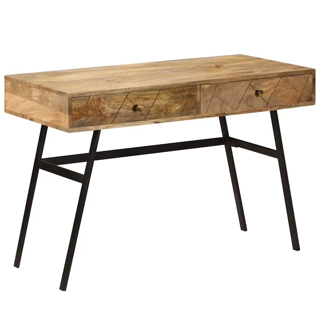 Solid Mango Wood Desk for Home Office