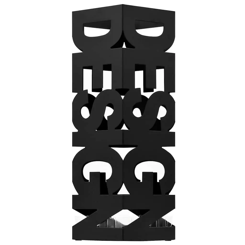 Umbrella Stand Modern Steel Design Black Holder Walking Sticks Trekking Poles