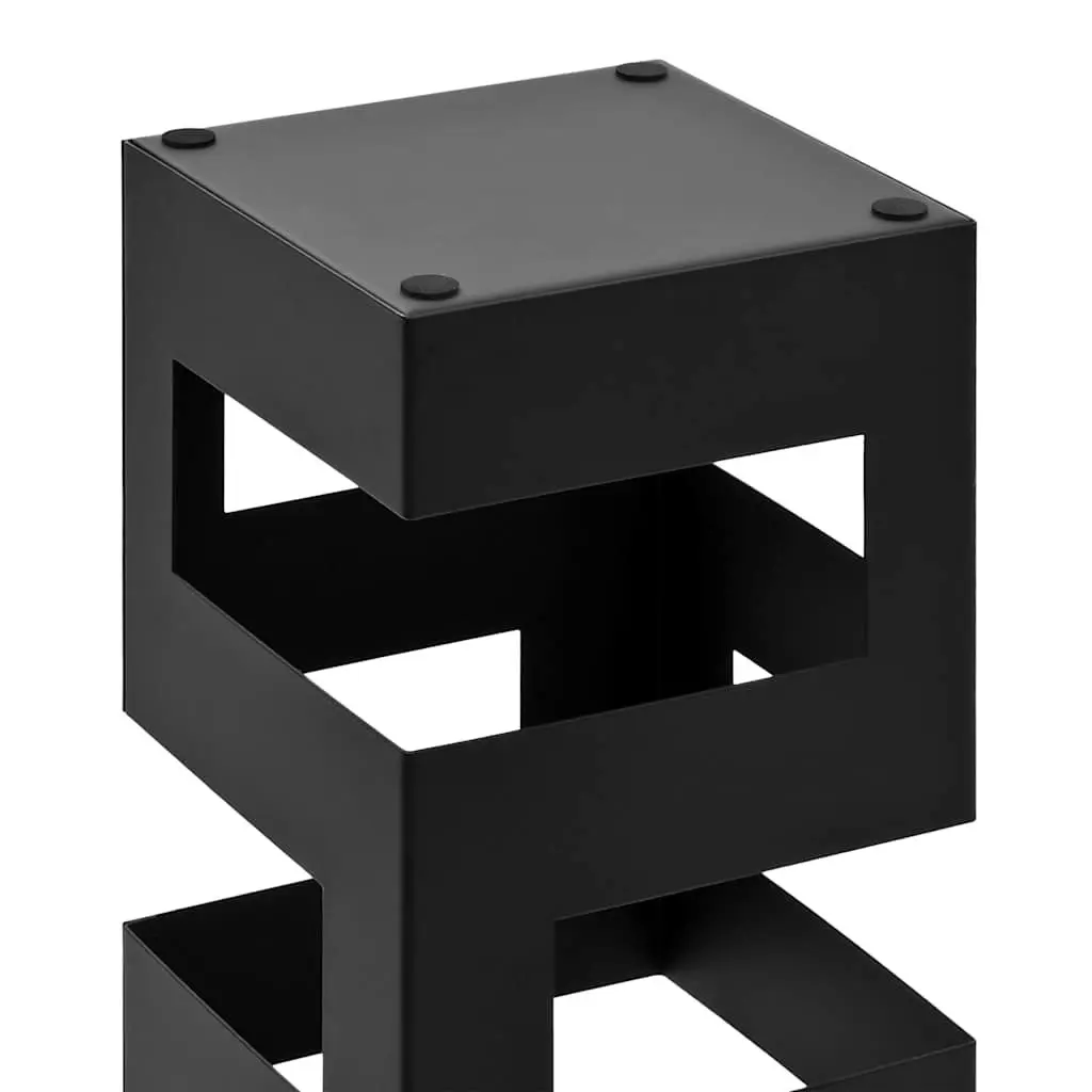 Umbrella Stand Steel Black Modern Holder