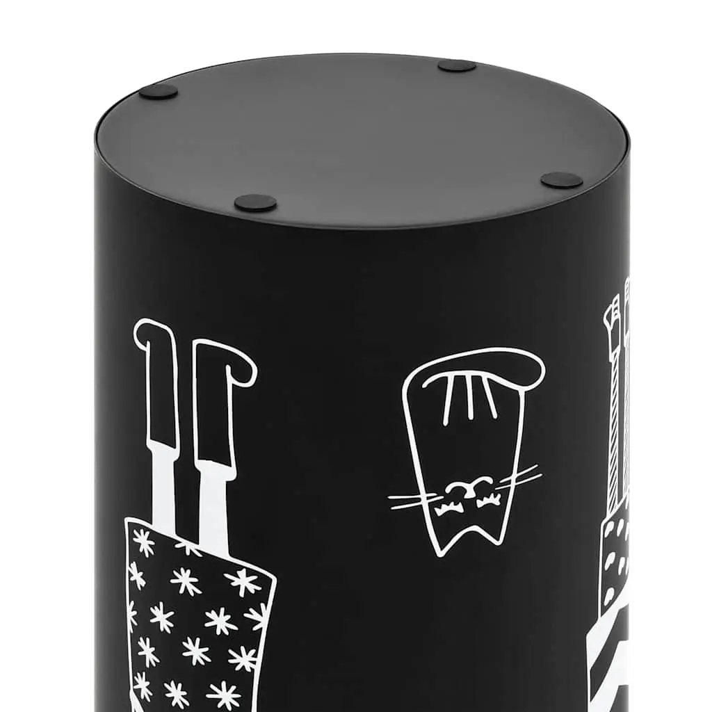 Umbrella Stand Steel Black Modern Holder Walking Sticks Trekking Poles Drip Tray
